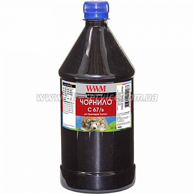 Чернила WWM для Canon IPF-107Bk 1000г Black Водорастворимые (C67/B-4) Чернила WWM для Canon IPF-107Bk 1000г Black Водорастворимые (C67/B-4)