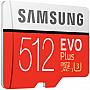   Samsung EVO Plus microSDXC 512GB UHS-I Class 10 + SD  (MB-MC512HA/RU)