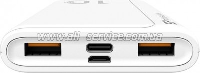 ������� ������������� Silicon Power 10000mAh QP15 PD 18W White (SP10KMAPBKQP150W)