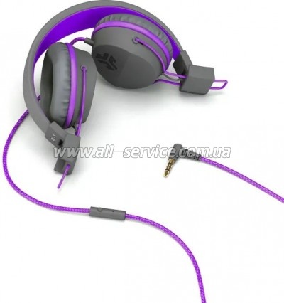 Jlab JBuddies Studio Kids Wired Graphite/Violet (IEUHJKSTUDIORGRYPRP6)