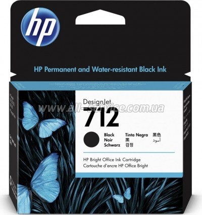 Картридж HP №712 DesignJet Т230/ Т630 Black (3ED71A) Картридж HP №712 DesignJet Т230/ Т630 Black (3ED71A)