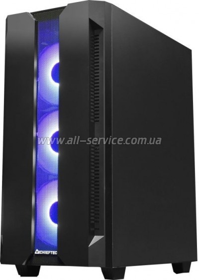  Chieftec Gaming Hunter Tempered Glass Edition (GS-01B-OP)