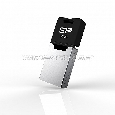  32Gb SILICON POWER Mobile X20, OTG, Black (SP032GBUF2X20V1K)