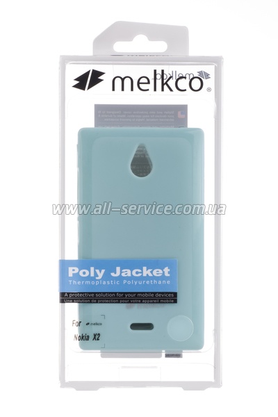  MELKCO Nokia X2 Poly Jacket TPU Blue