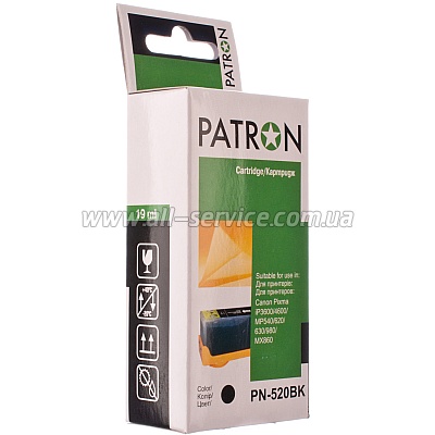  CANON PGI-520Bk (PN-520BK) BLACK PATRON