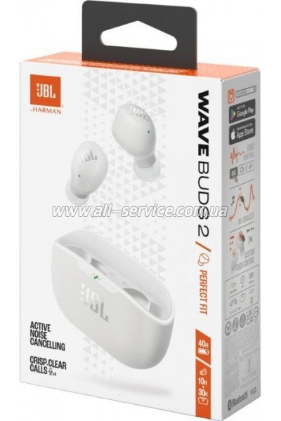  JBL Wave Buds 2 White (JBLWBUDS2WHT)