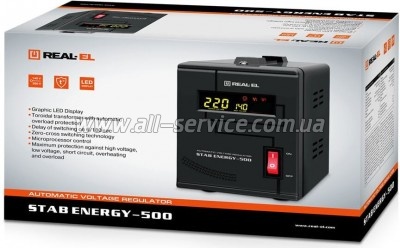 ������������ REAL-EL STAB ENERGY-500 (EL122400011)