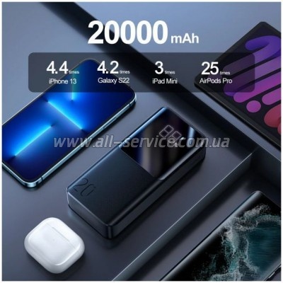 ������� ������������� Joyroom 20000mAh PD 22.5W Black (JR-QP192)