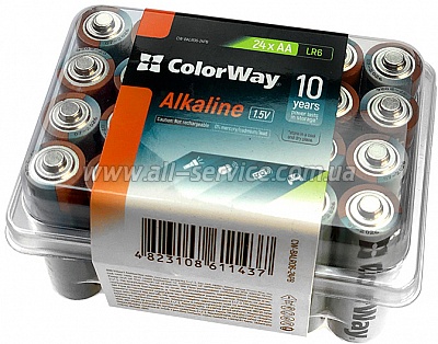  ColorWay AA LR6 Alkaline Power * 24 plastic box (CW-BALR06-24PB)