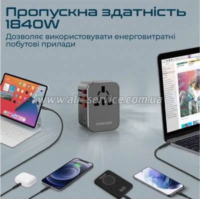 �������� ������� Promate 36W (tripmate-36w.black)