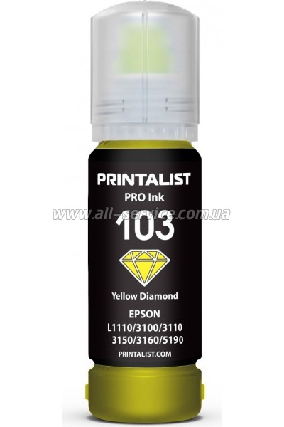  PRINTALIST Epson 103 Epson L3100/ L3110/ L3150 70 Yellow (PL103Y)