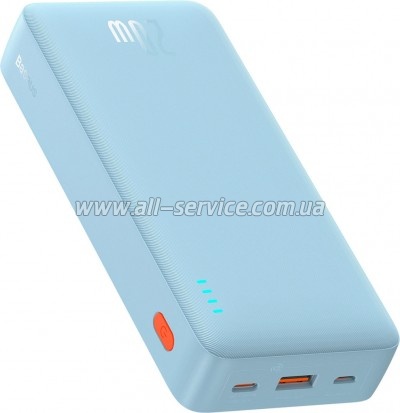 ������� ������������� Baseus Airpow 20000mAh 20W PD blue (P10022804313-00)