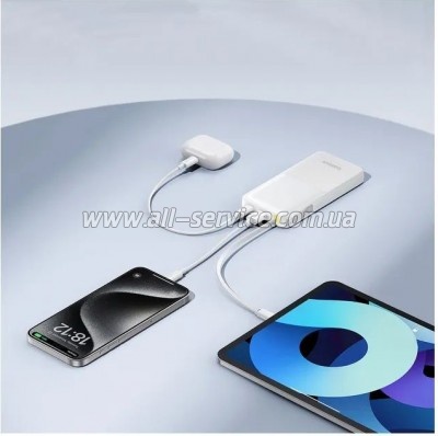   Baseus Bipow 2 Digital Display 10000mAh 20W White (P10077101213-00)