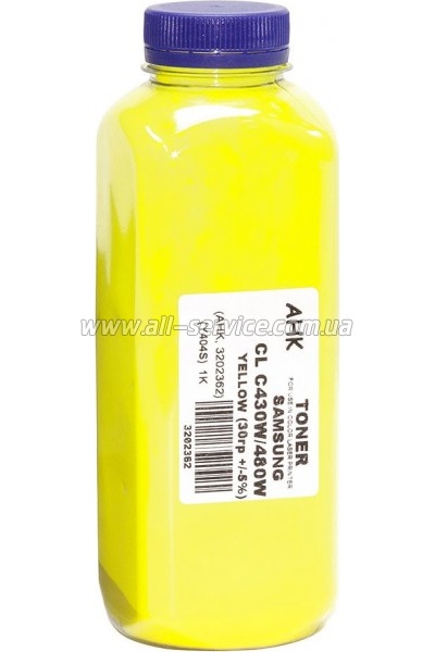 Тонер АНК Samsung SL-C430W/ 480W Yellow бутль 30г (3202362) Тонер АНК Samsung SL-C430W/ 480W Yellow бутль 30г (3202362)