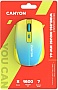  Canyon MW-44 LED Rechargeable Wireless/Bluetooth Yellow Blue (CNS-CMSW44UA)