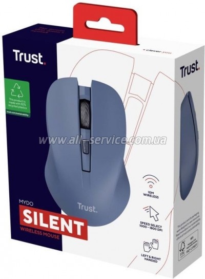  Trust Mydo Silent Wireless Blue (25041)