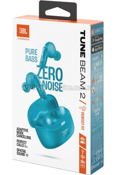  JBL Tune Beam 2 Turquoise (JBLTBEAM2TQE)