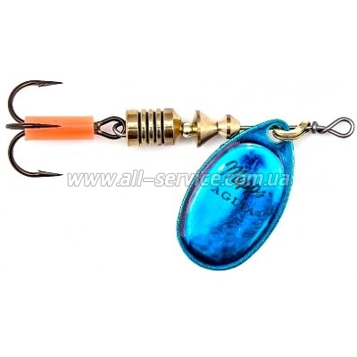 Блесна Mepps Aglia Platinum silver/blue 3.5гр №1 (30122 901) Блесна Mepps Aglia Platinum silver/blue 3.5гр №1 (30122 901)