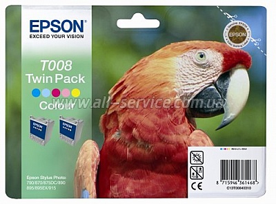 Картридж Epson StPhoto 870 color (double) (C13T00840310) Картридж Epson StPhoto 870 color (double) (C13T00840310)
