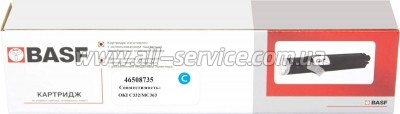 �����-�������� BASF OKI C332/ MC363 ������ 46508735 Cyan (BASF-KT-46508735)