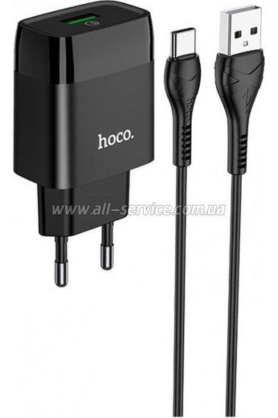 �������� ������� HOCO C72Q Glorious 18W Black (6931474732545)