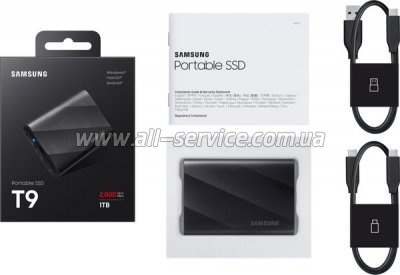  SSD USB 3.2 2TB T9 Samsung (MU-PG2T0B/EU)