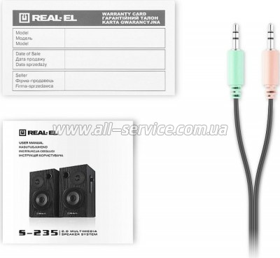   REAL-EL S-235 Black (EL121200010)