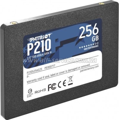 SSD  2.5" Patriot 256GB P210 (P210S256G25)