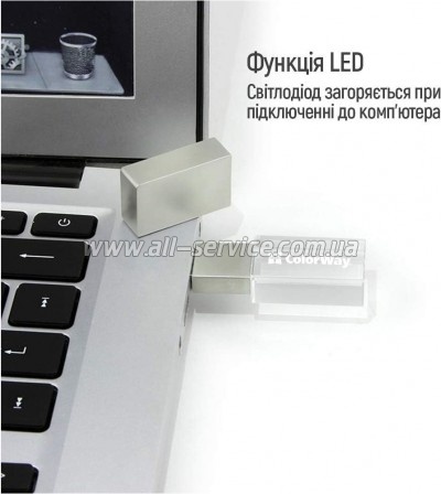 ��e��� ColorWay 64GB ColorWay Crystal USB 3.0 (CW-USBCL64)