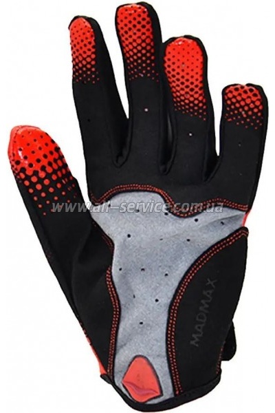    MadMax MXG-101 X Gloves Black/Grey/Red XL (MXG-101-RED_XL)
