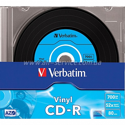  CD-R 700MB 52x Slim Case 10 Vinyl (43426)