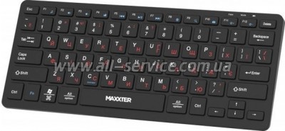  Maxxter KBW-C01B-UA Wireless UA Black (KBW-C01B-UA)