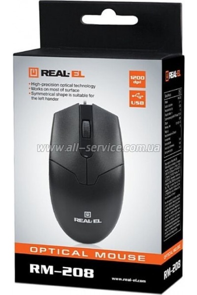  REAL-EL RM-208 USB Black