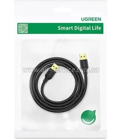 ���� ������ USB 3.0 AM/AM 3.0m US128 black Ugreen (90576)