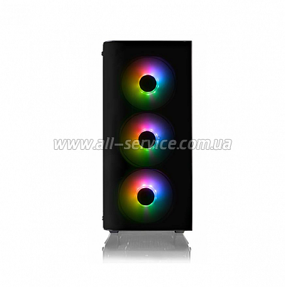  Thermaltake View 21 Tempered Glass RGB Plus Edition Black (CA-1I3-00M1WN-05)