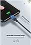 ���� ������ USB 2.0 AM to USB-C 2.0m US287 Black Ugreen (60118)