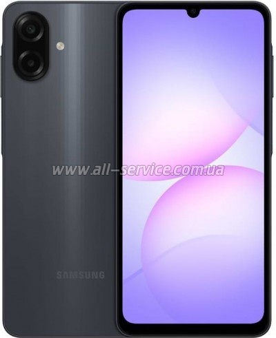  Samsung Galaxy A07 4/128Gb Black (SM-A075FZKGSEK)