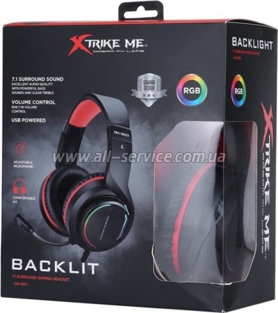  Xtrike ME GH-903 RGB-LED Black (GH-903)