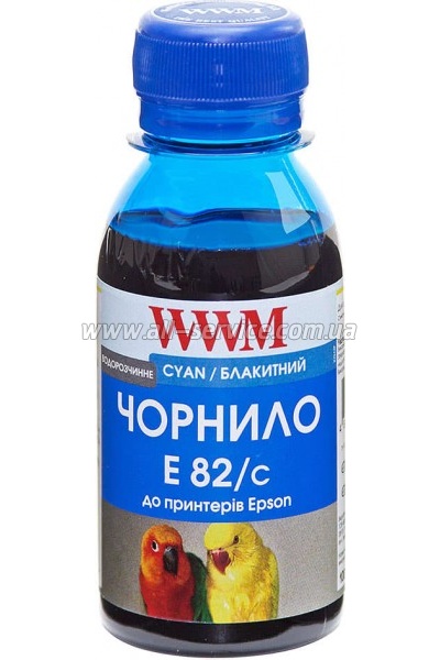 Чернила WWM для Epson Stylus Photo T50 /P50 /PX660 100г Cyan Водорастворимые (E82/C-2) Чернила WWM для Epson Stylus Photo T50 /P50 /PX660 100г Cyan Водорастворимые (E82/C-2)