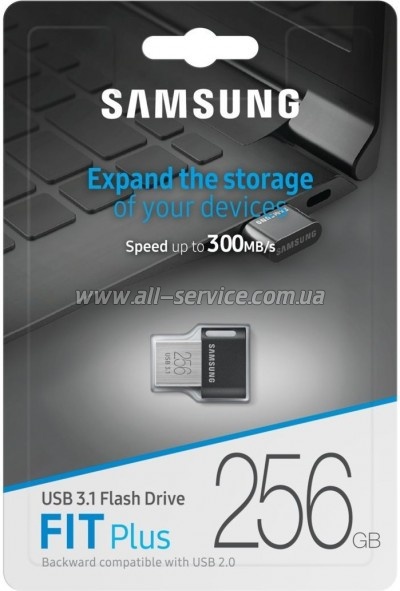 USB   Samsung 256GB FIT PLUS USB 3.1 (MUF-256AB/APC)
