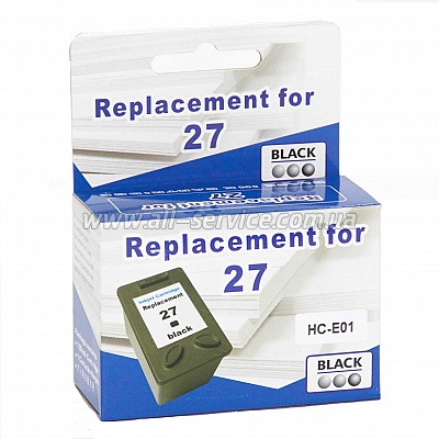  MicroJet HP DJ 3700/ 3800/ 3900  HP 27/ C8727AE Black (HC-E01)
