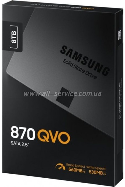 SSD  Samsung 870 QVO 8 TB (MZ-77Q8T0BW)