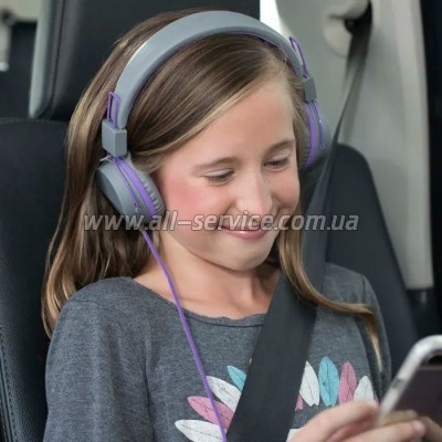  Jlab JBuddies Studio Kids Wired Graphite/Violet (IEUHJKSTUDIORGRYPRP6)