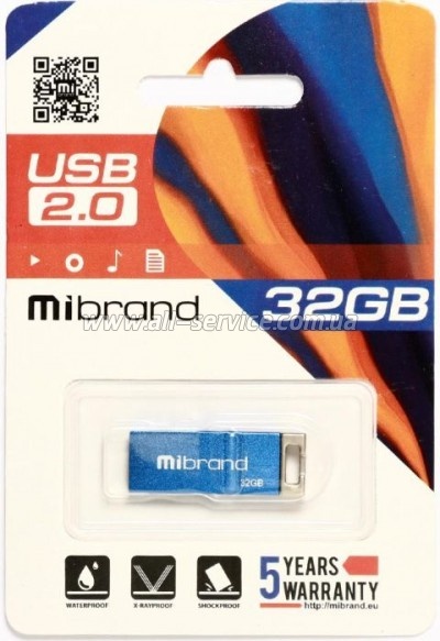  Mibrand 32GB hameleon Blue USB 2.0 (MI2.0/CH32U6U)