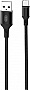 ���� ������ USB 2.0 AM to USB-C 1.0m braided NB143 black XO (6920680870684)