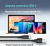 ���� ������ USB 2.0 AM to USB-C 2.0m 3A textured PVC black ColorWay (CW-CBUC095-BK)