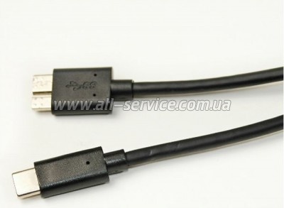 ���� ������ USB-C 3.0 to Micro B 1.5m PowerPlant (KD00AS1280)