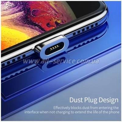 ���� ������ USB 2.0 AM to Micro 5P 1.0m Magnetic black Essager (EXCCXM-ML01)