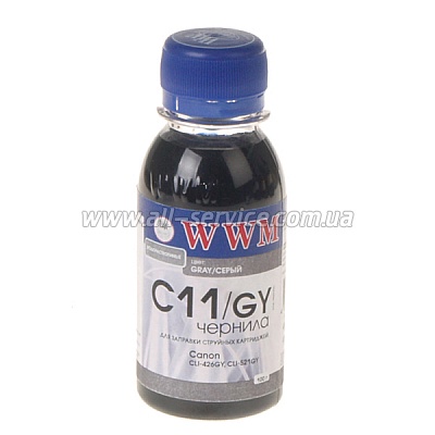  WWM 100 CANON CLI-426G/CLI-521G Grey (C11/GY)