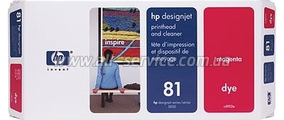 Печатающая головка HP №81 Dye&Cleaner DesignJ5000/ 5500 magenta C4952A Печатающая головка HP №81 Dye&Cleaner DesignJ5000/ 5500 magenta C4952A